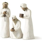 Christmas Nativity Scene Hand Painted Sculpted Collectable Table Ornament Nativity Sets For Christmas Indoor Manger Scene